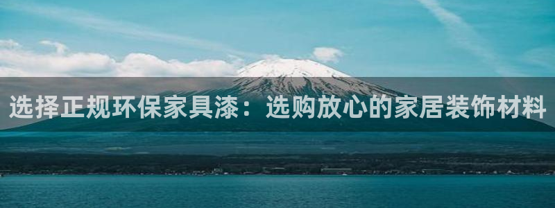 杏宇平台代理怎么赚钱快：选择正规环保家具漆：选购放心的家居装